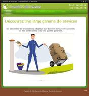 Site + carte Visite + charte graphique et plaquette pour soci&eacute;t&eacute; personnelle de Multi Services pour particuliers et professionnels.